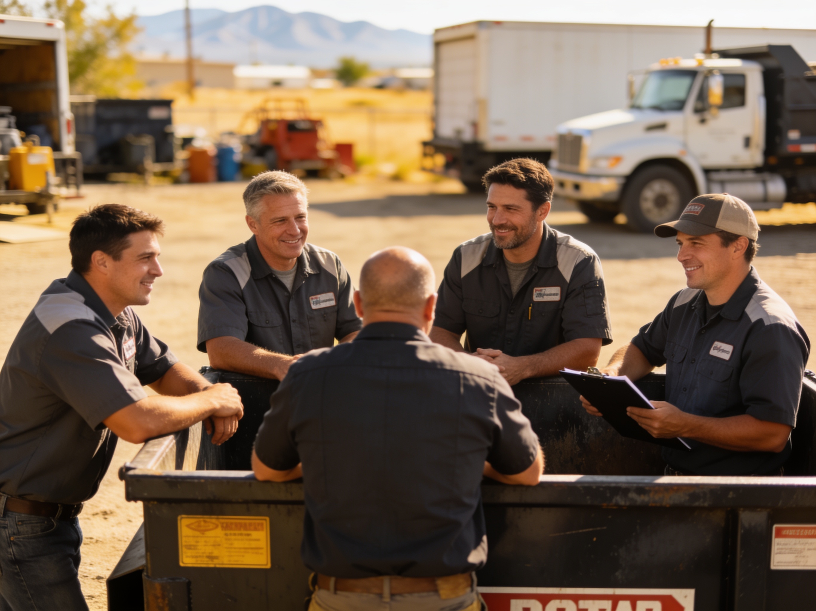 Reno Dumpster Rental pros team